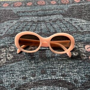 Celine Triomphe Pink Oval Sunglasses